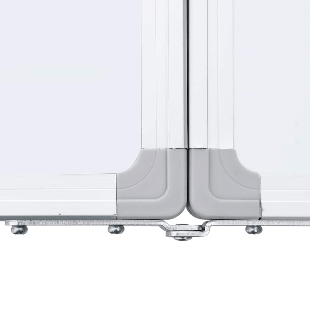 Whiteboard magnetisch inklapbaar 100x80x1,7 cm aluminium