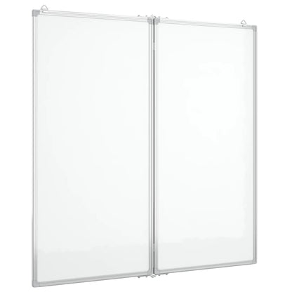 Whiteboard magnetic folding 100x100x1.7 cm aluminum