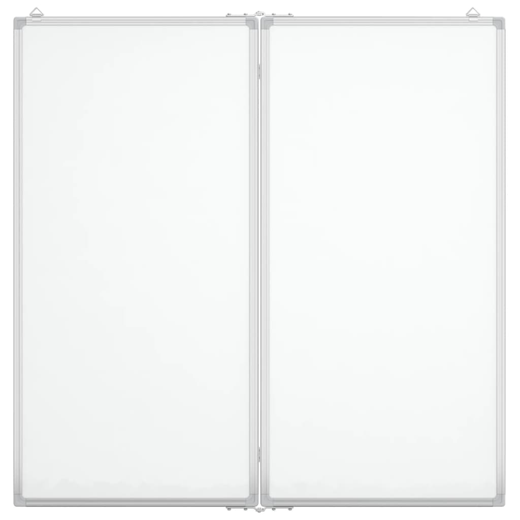 Whiteboard magnetic folding 100x100x1.7 cm aluminum