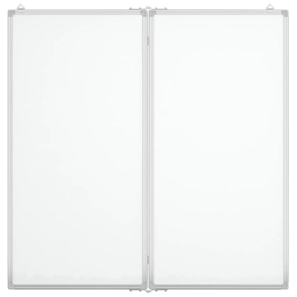 Whiteboard magnetic folding 100x100x1.7 cm aluminum