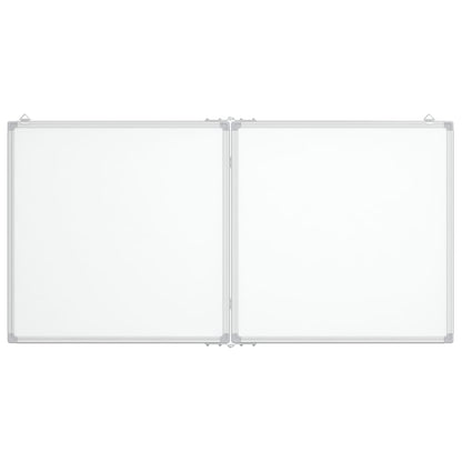 Whiteboard magnetic folding 120x60x1.7 cm aluminum