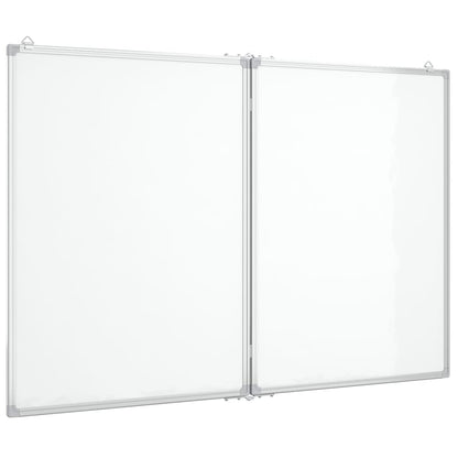 Whiteboard magnetic folding 120x80x1.7 cm aluminum
