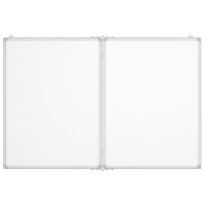 Whiteboard magnetic folding 120x80x1.7 cm aluminum