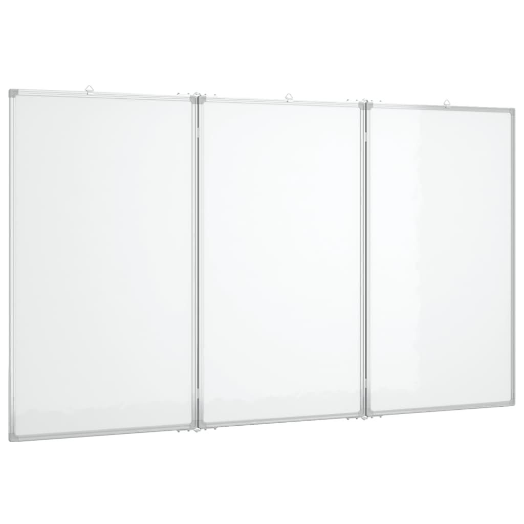 Whiteboard magnetic folding 120x80x1.7 cm aluminum
