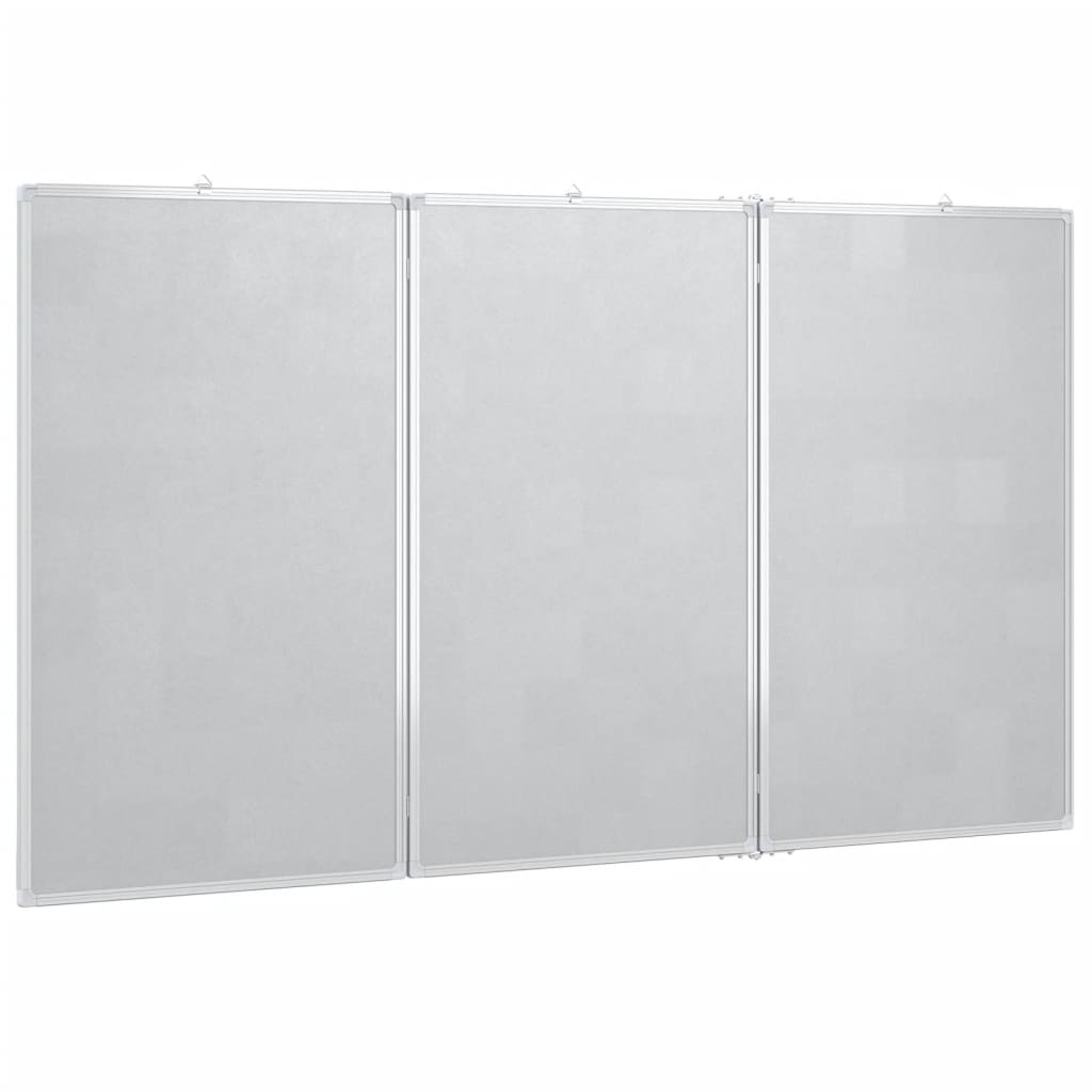 Whiteboard magnetic folding 120x80x1.7 cm aluminum