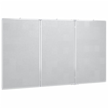 Whiteboard magnetic folding 120x80x1.7 cm aluminum