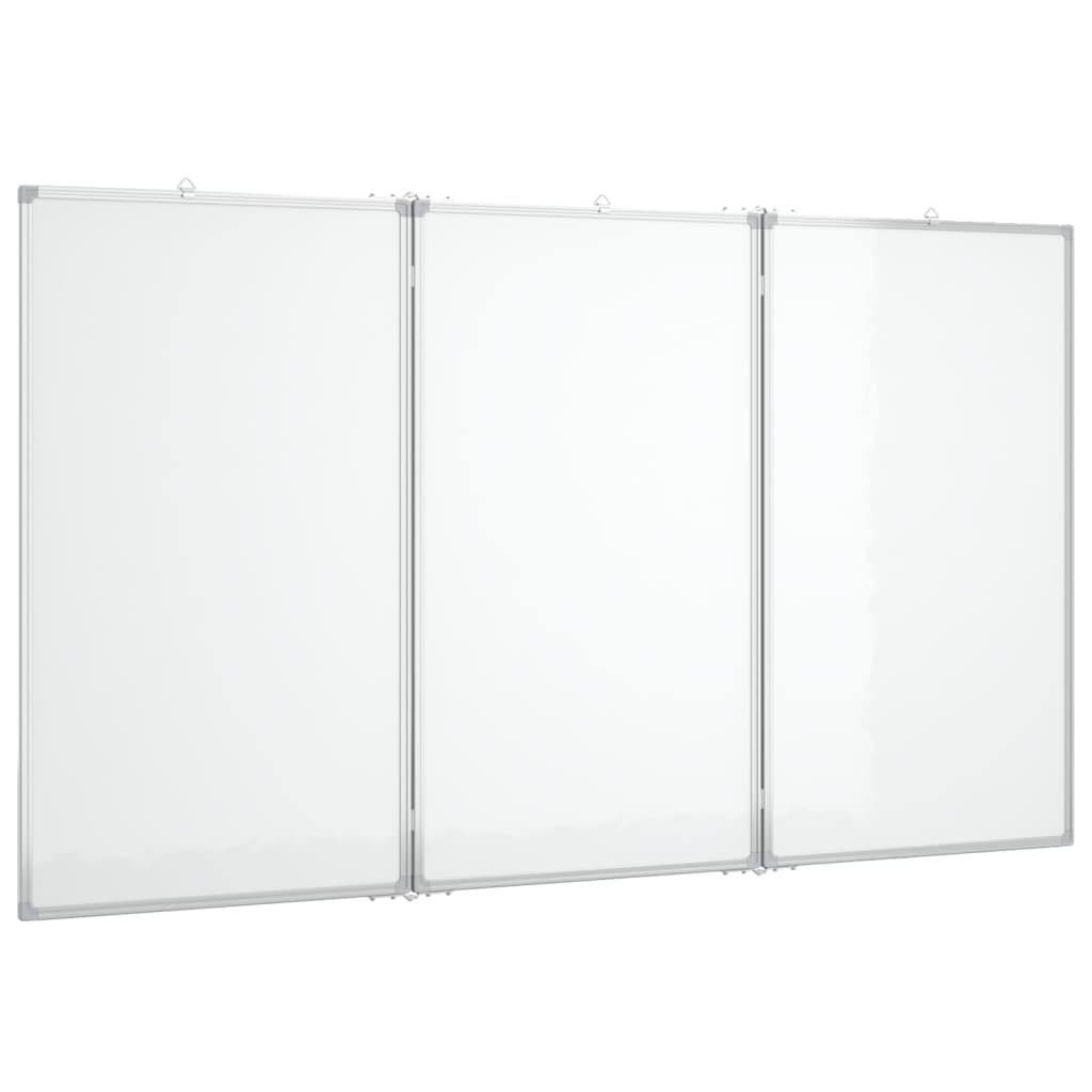 Whiteboard magnetic folding 120x100x1.7 cm aluminum