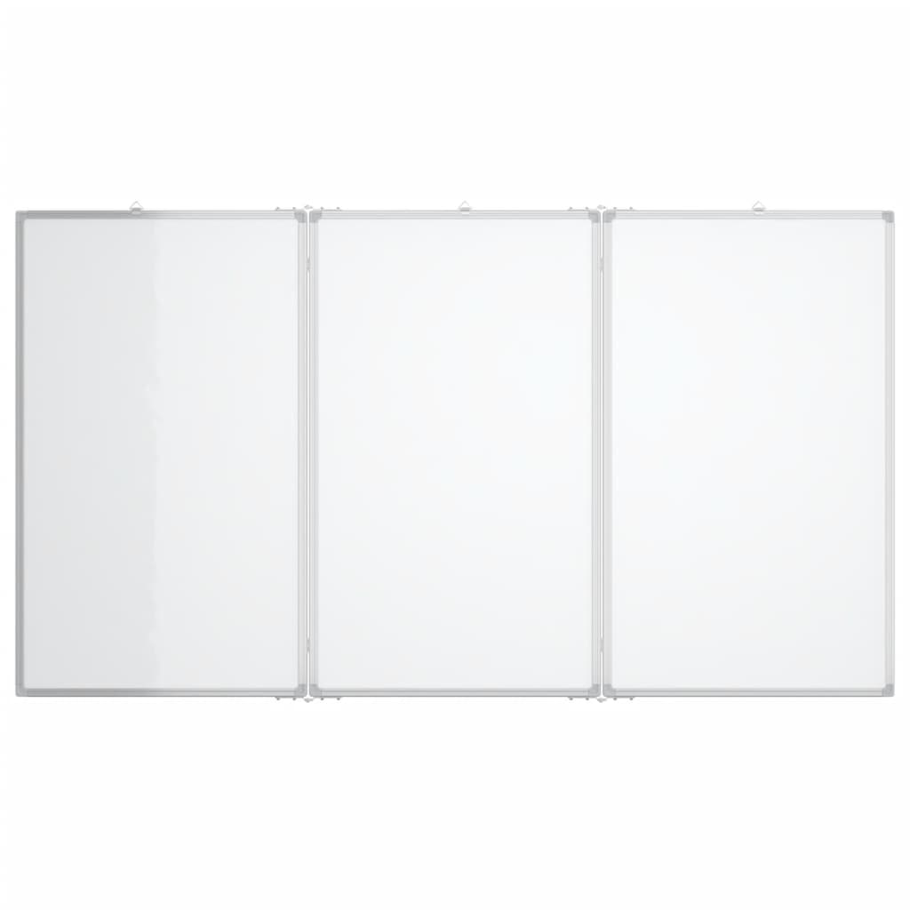 Whiteboard magnetic folding 120x100x1.7 cm aluminum