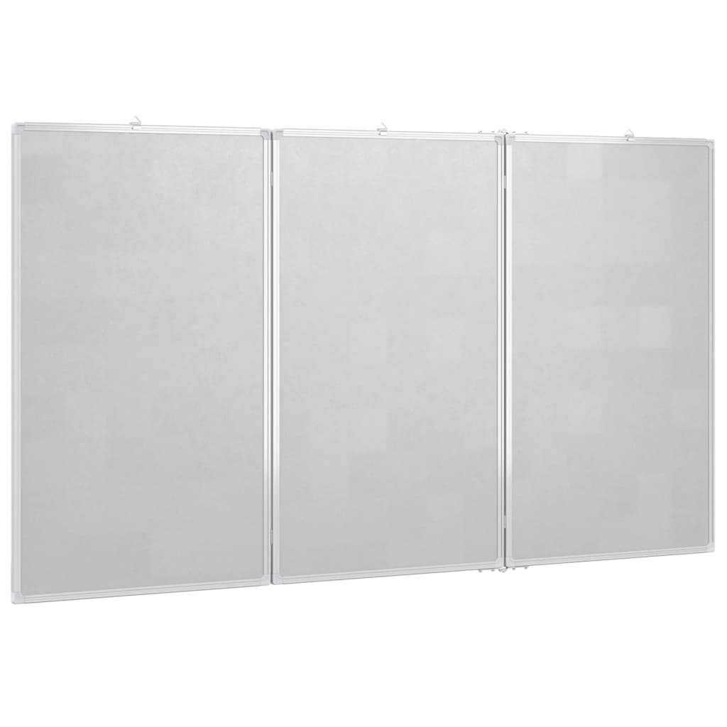 Whiteboard magnetic folding 120x100x1.7 cm aluminum