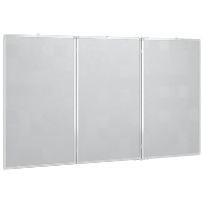 Whiteboard magnetic folding 120x100x1.7 cm aluminum