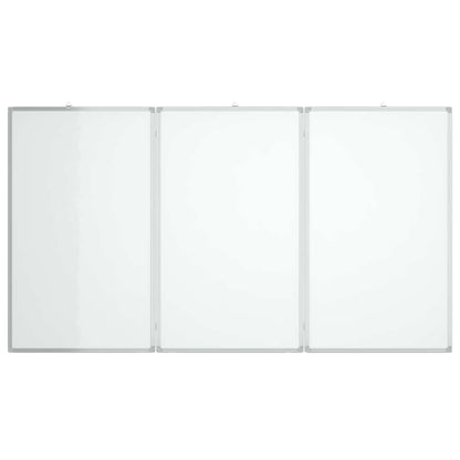 Whiteboard magnetisch inklapbaar 150x100x1,7 cm aluminium