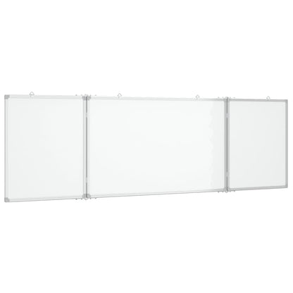 Whiteboard magnetisch inklapbaar 160x50x1,7 cm aluminium