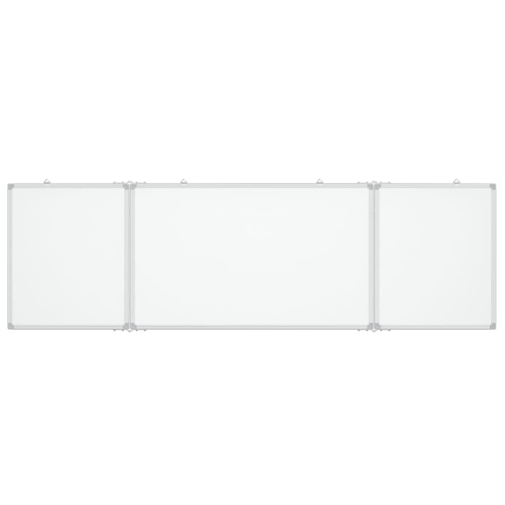 Whiteboard magnetisch inklapbaar 160x60x1,7 cm aluminium