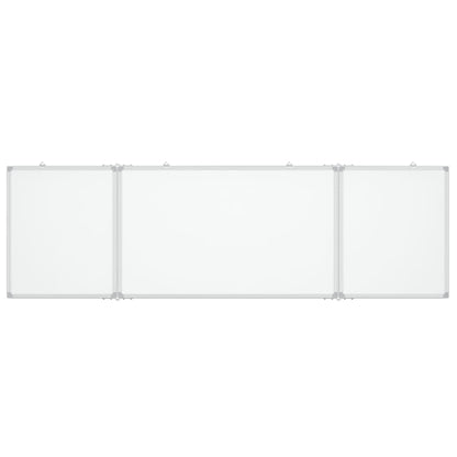 Whiteboard magnetisch inklapbaar 160x60x1,7 cm aluminium