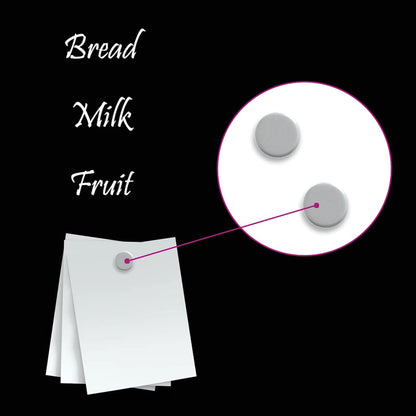 Magneetbord voor aan de wand 60x50 cm gehard glas zwart