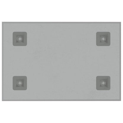 Magnetic board for the wall 40x30 cm tempered glass white