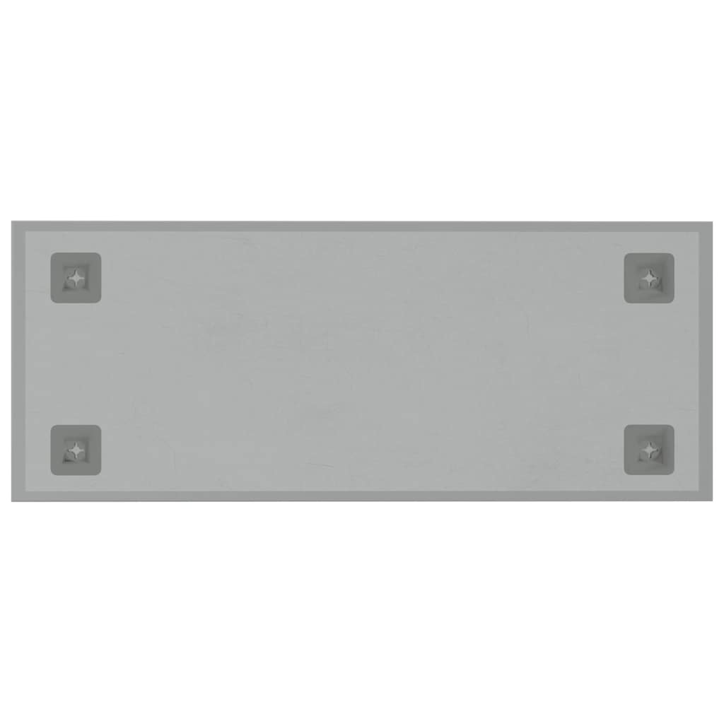 Magneetbord voor aan de wand 50x20 cm gehard glas wit