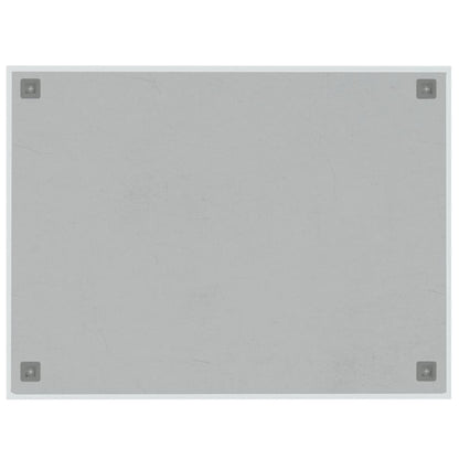 Wandbord wandmontage 80x60 cm gehard glas wit