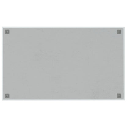 Wandmagneetbord 100x60 cm gehard glas wit
