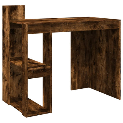 Desk 103.5x56.5x94 cm processed wood smoked oak color