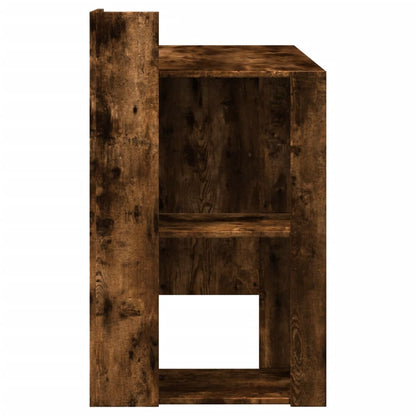 Desk 103.5x56.5x94 cm processed wood smoked oak color