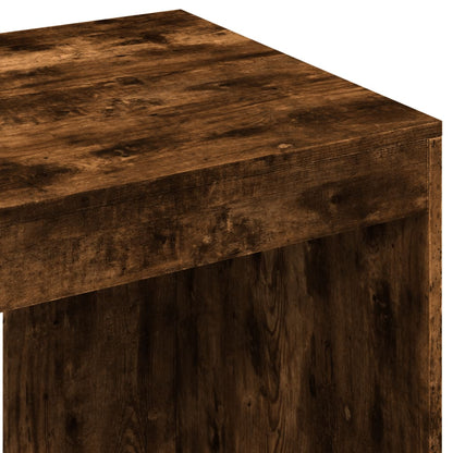 Desk 103.5x56.5x94 cm processed wood smoked oak color