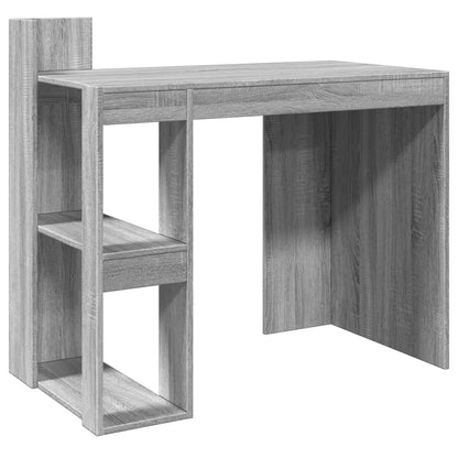 Desk 103.5x56.5x94 cm processed wood gray sonoma oak color