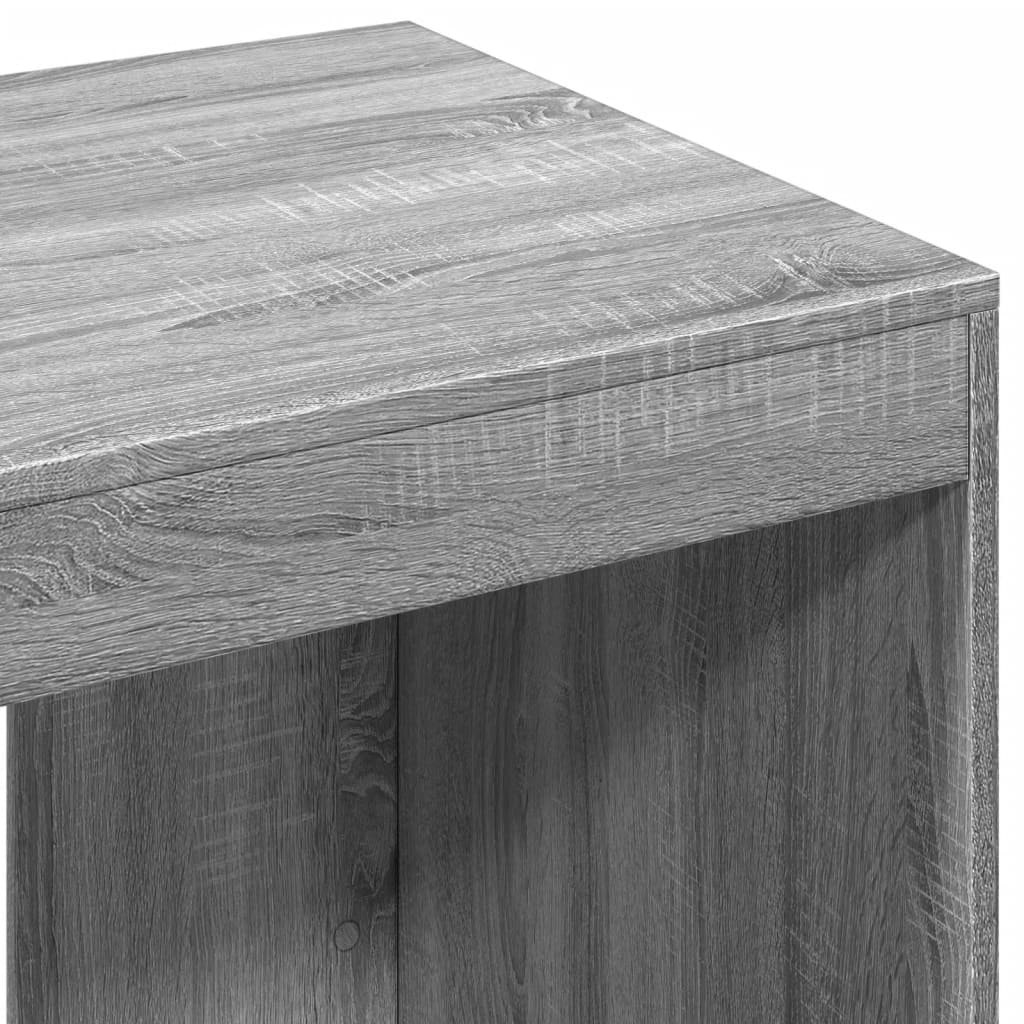 Desk 103.5x56.5x94 cm processed wood gray sonoma oak color