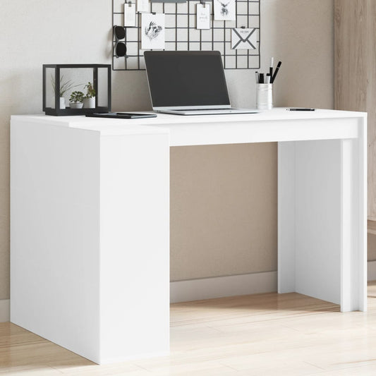 Desk 123.5x73.5x75 cm processed wood white