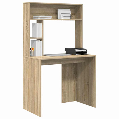 Bureau met plank Sonoma Eiken 91 x 50 x 149 cm Bewerkt hout