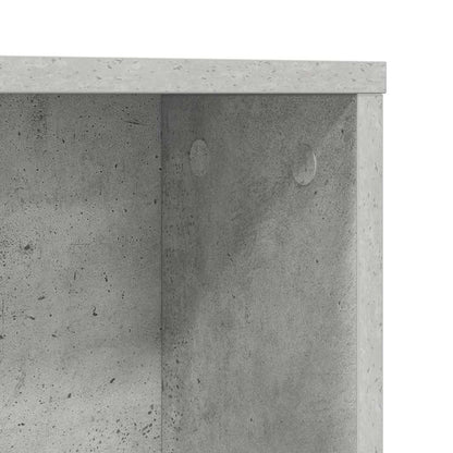 Bureau met plank Beton Grijs 91 x 50 x 149 cm Bewerkt hout