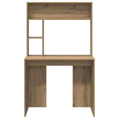 Bureau met plank Artisan Eiken 91 x 50 x 149 cm Bewerkt hout