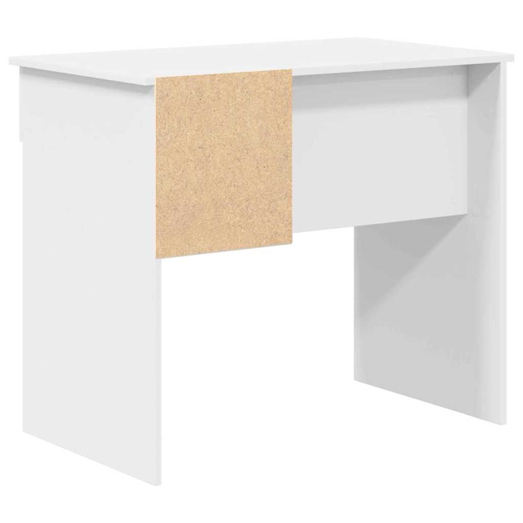 Bureau met lade met plank Wit 90 x 49 x 75 cm Bewerkt hout