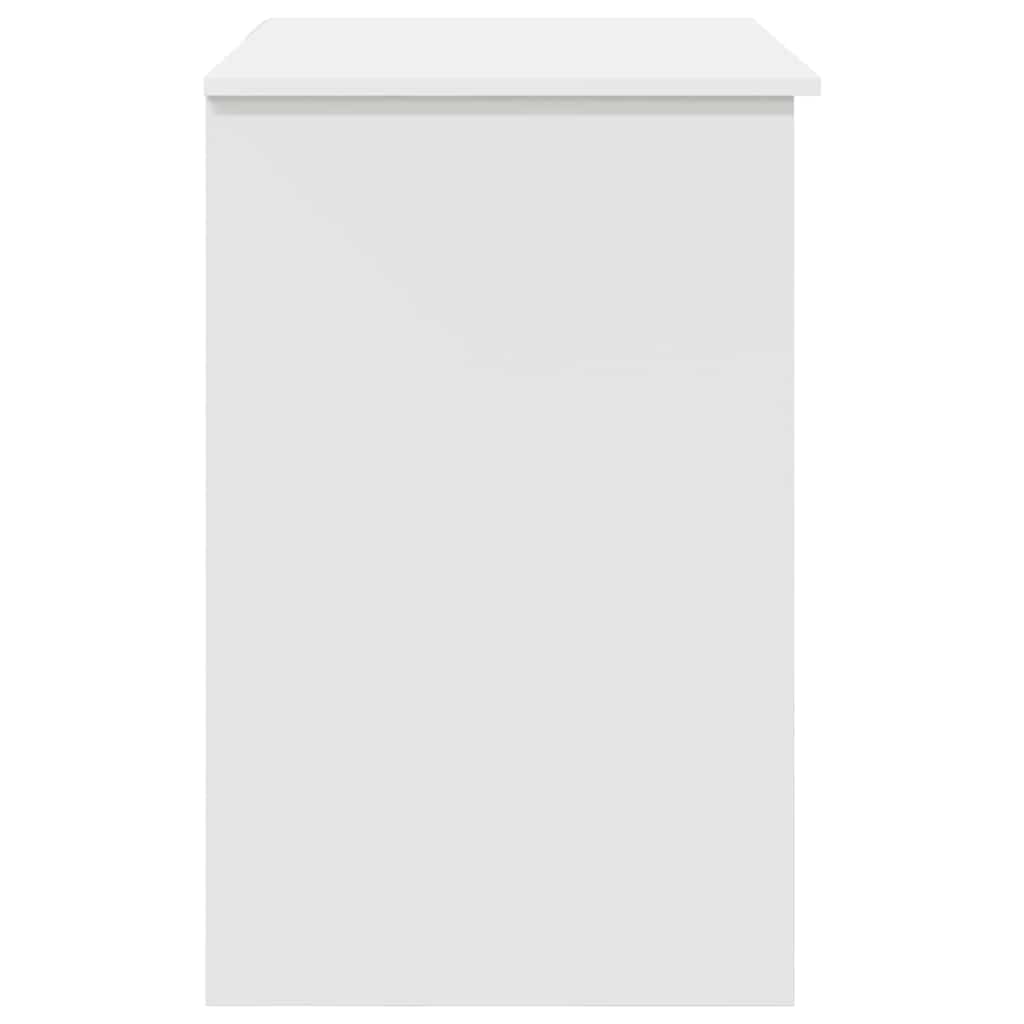 Bureau met lade met plank Wit 90 x 49 x 75 cm Bewerkt hout