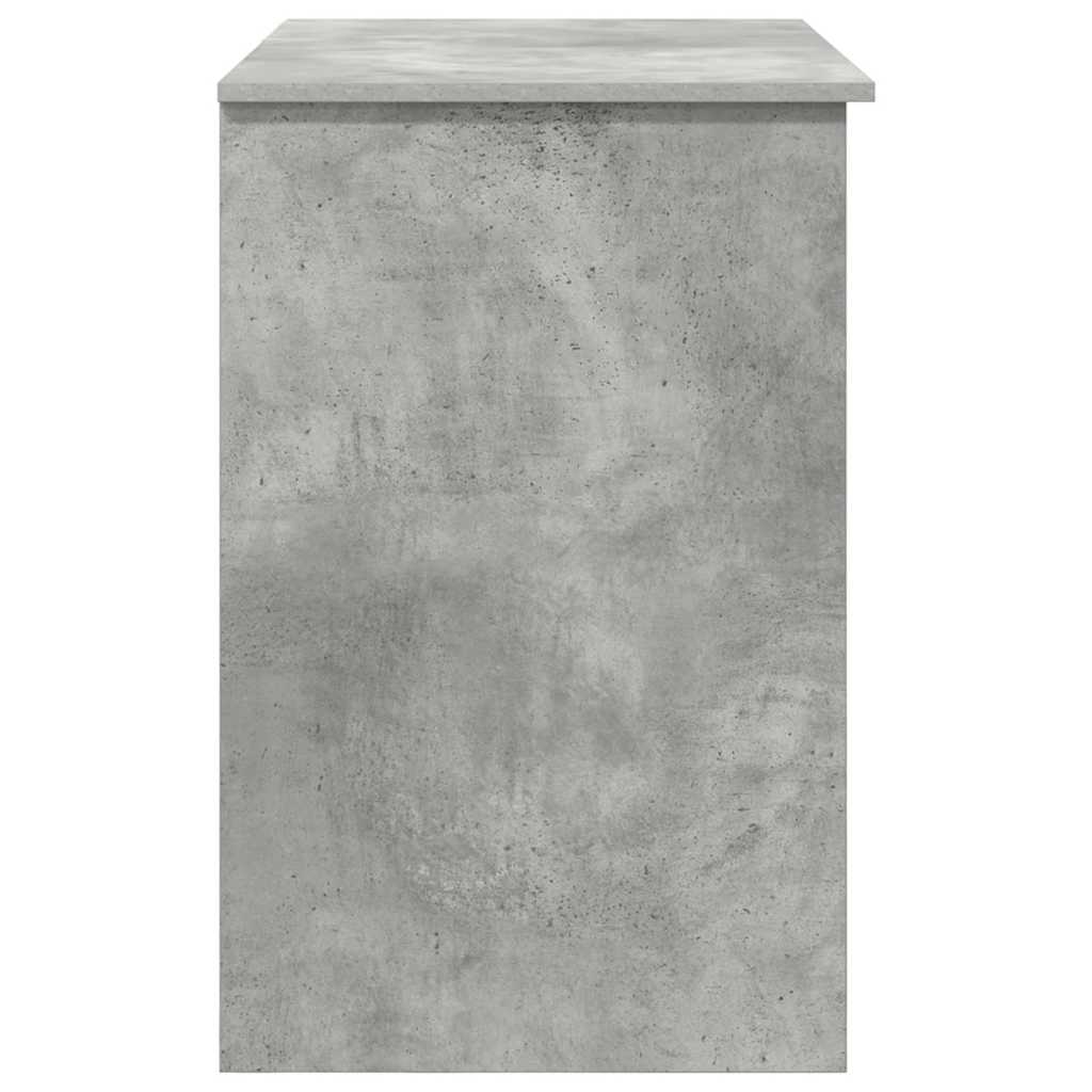 Bureau met lade Beton Grijs 90 x 49 x 75 cm Bewerkt hout