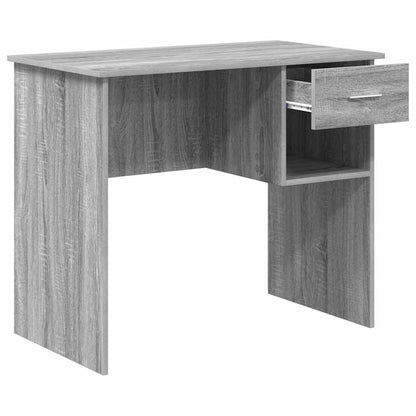 Bureau met lade Grijs Sonoma 90 x 49 x 75 cm Bewerkt hout