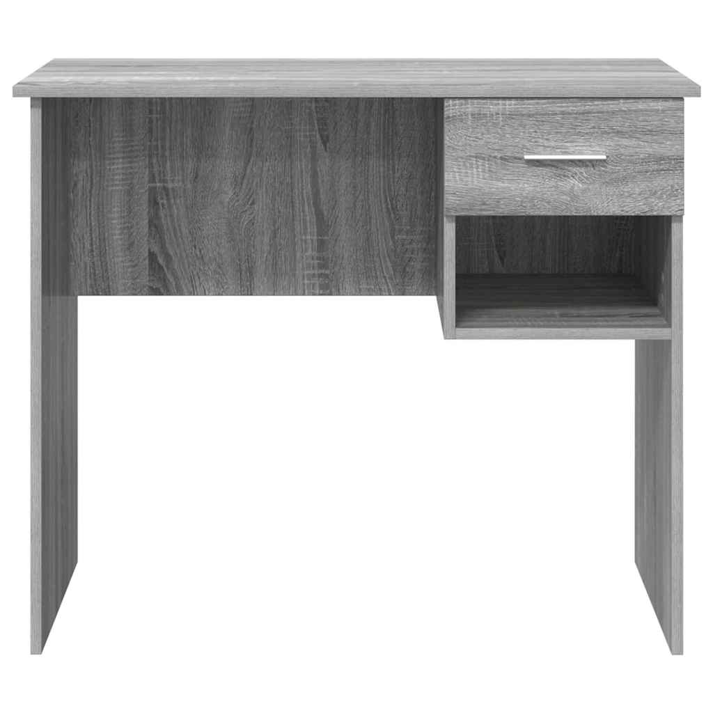 Bureau met lade Grijs Sonoma 90 x 49 x 75 cm Bewerkt hout