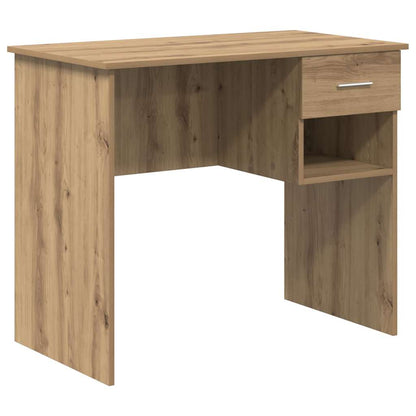 Bureau met lade Artisan Eiken 90 x 49 x 75 cm Bewerkt hout