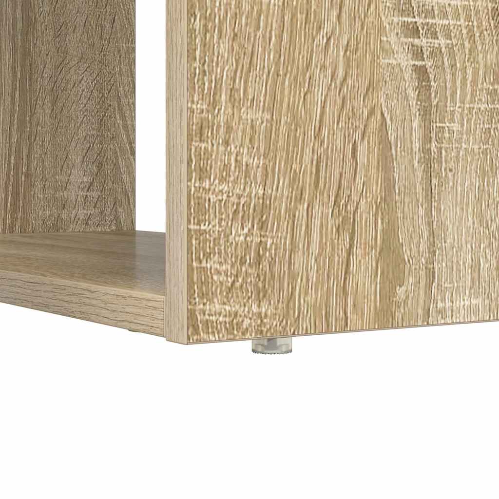 Bureau met plank Sonoma Eiken 113 x 54 x 120 cm Bewerkt hout