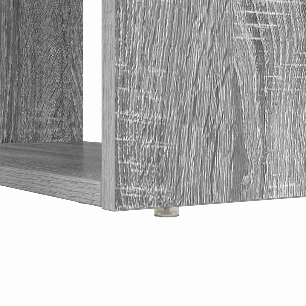 Bureau met plank Grijs Sonoma 113 x 54 x 120 cm Bewerkt hout