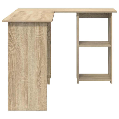 Bureau met plank Sonoma Eiken 142 x 102 x 73 cm Bewerkt hout
