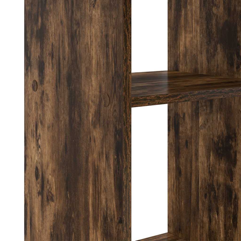 Bureau met plank Gerookt eiken 142 x 102 x 73 cm Bewerkt hout