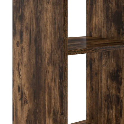 Bureau met plank Gerookt eiken 142 x 102 x 73 cm Bewerkt hout