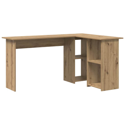 Bureau met plank Artisan Eiken 142 x 102 x 73 cm Bewerkt hout