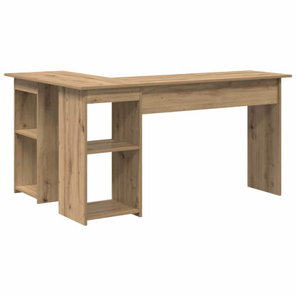 Bureau met plank Artisan Eiken 142 x 102 x 73 cm Bewerkt hout