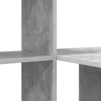 Bureau met plank Beton Grijs 131,5 x 50 x 106,5 cm Bewerkt hout