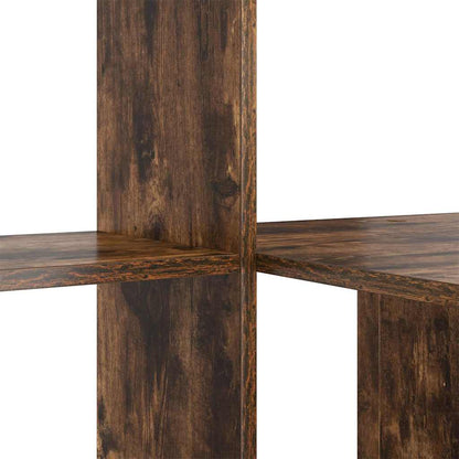 Bureau Gerookt eiken 131,5 x 50 x 106,5 cm Bewerkt hout