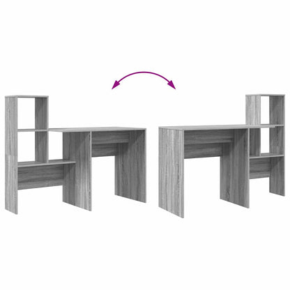 Bureau Grijs Sonoma 131,5 x 50 x 106,5 cm Bewerkt hout