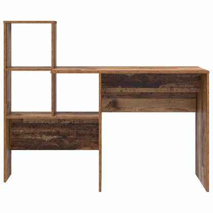 Bureau met plank Oud Hout 131,5 x 50 x 106,5 cm Bewerkt hout