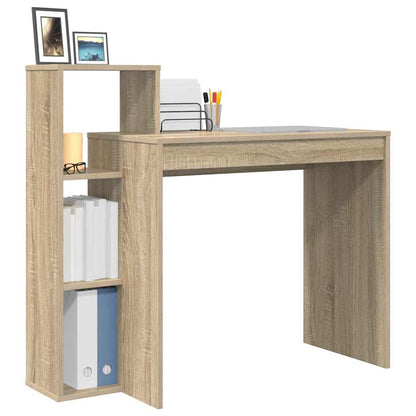 Bureau met plank Sonoma Eiken 100 x 40 x 90 cm Bewerkt hout